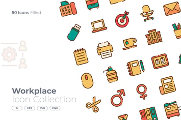 Workplace Filled Icon