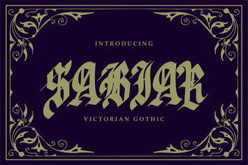Sabhar | Victorian Font