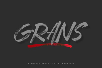 Grans Brush Font