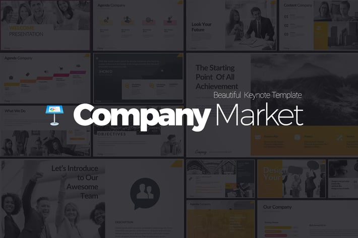 Company Market Keynote Templates 