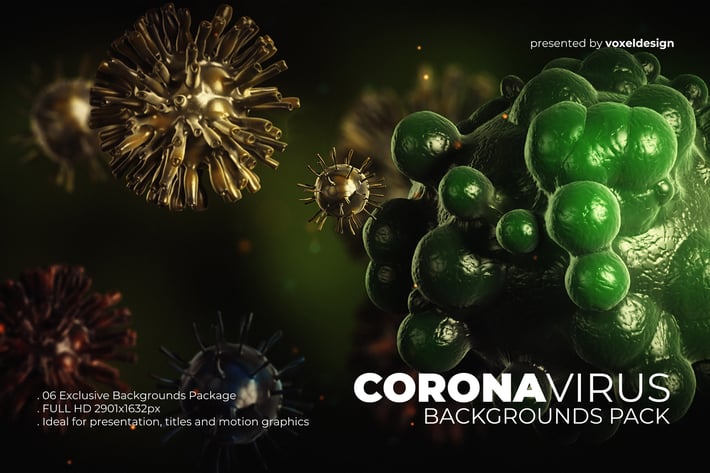 Corona Virus Backgrounds Pack