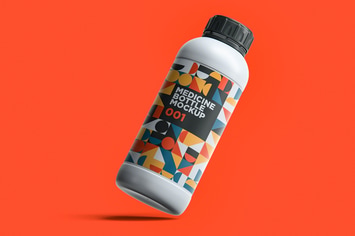 Medicine Bottle Mockup 001