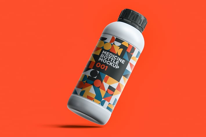 Medicine Bottle Mockup 001