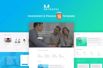 Metropol - HTML Finance  & Investment Template