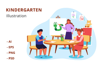 Kindergarten Illustration