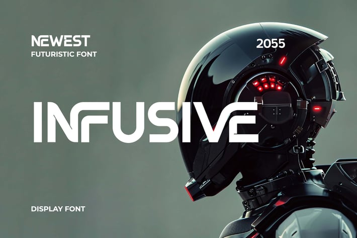 Infusive Futuristic Display Font