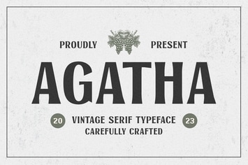 Agatha - Vintage Serif Typeface