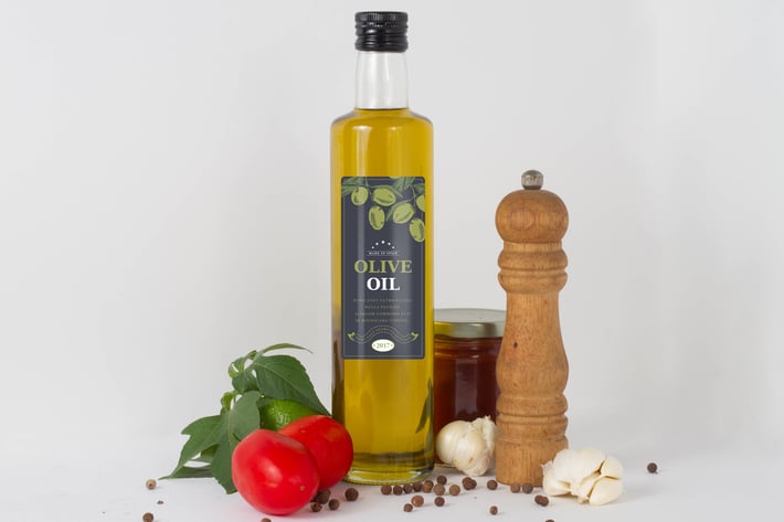 Olive oil Bottle Mock Up