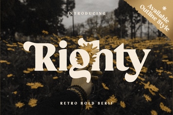 Righty - Retro Bold Serif
