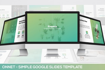 Fromis - Simply Gradient Google Slides Template