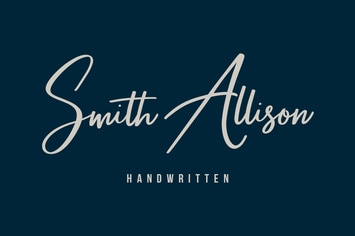 Smith Allison Signature Font