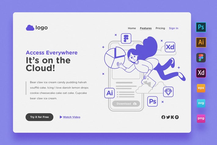Landing Page V02 - Cloud Access