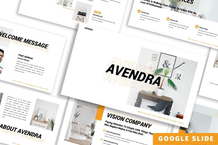 Avendra - Business Google Slide Template