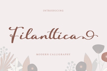 Filanttica | Modern Calligraphy Font