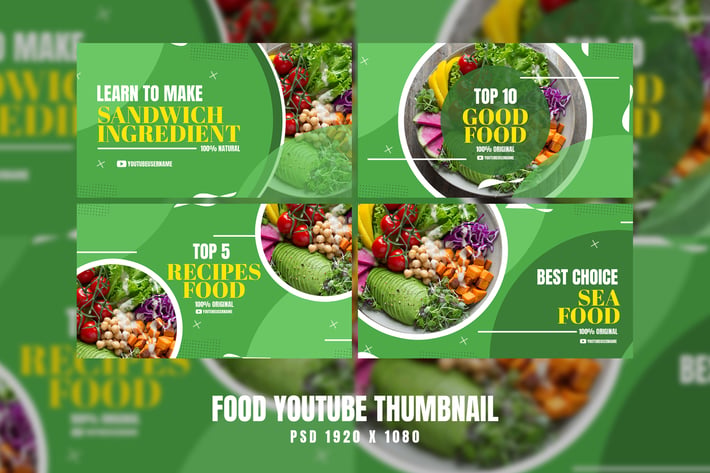 Vegetarian YouTube Thumbnail 
