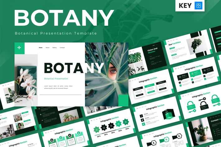 Botany - Botanical Keynote Templates