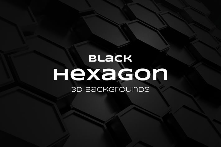 Black Hexagon Backgrounds