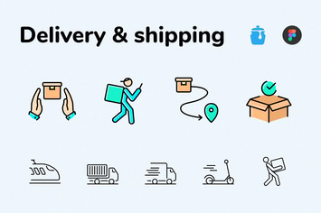 Fast Delivery Icons Pack
