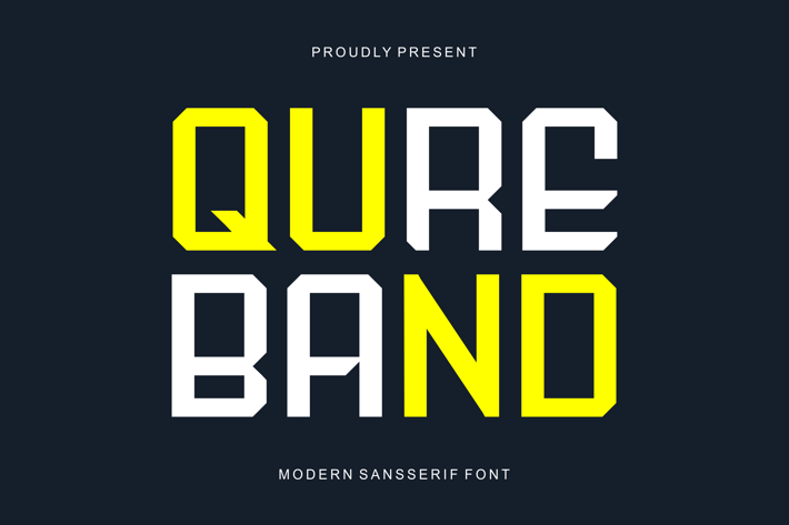 Qureband - Techno And Sport Font