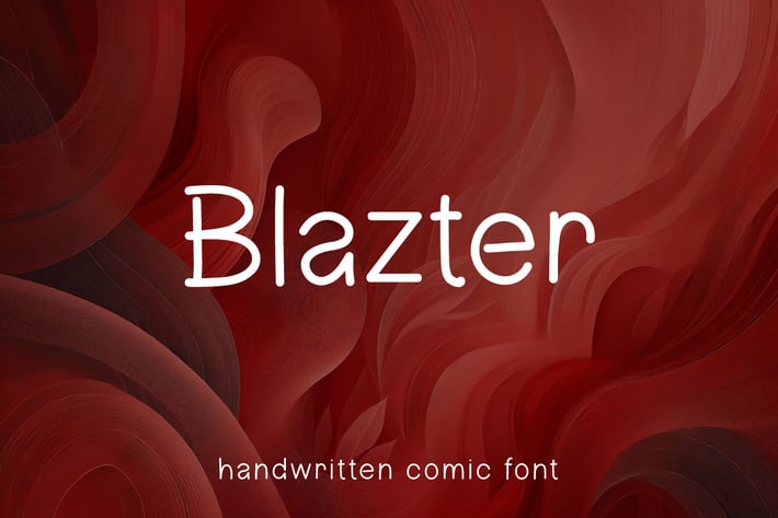 Blazter - Clean Handwritten Font