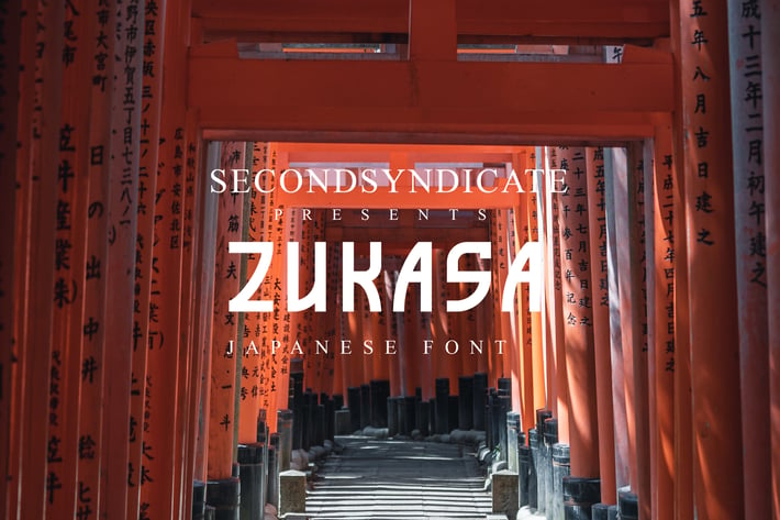 Zukasa - Japanese Font