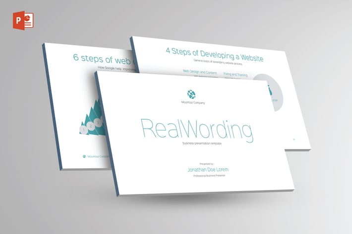 REAL WORDING -Multipurpose Powerpoint Template V21