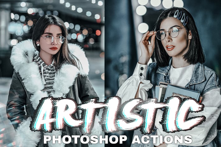 Artistic Collection Metal  Photoshop Actions
