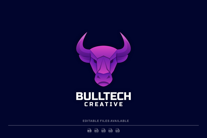Bull Gradient Logo