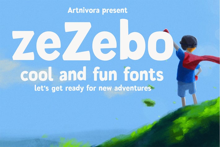 Zezebo - Fun Display Font