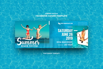 Summer Festival Facebook Cover Template
