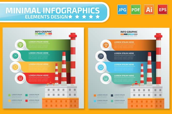 Industrial Infographics design