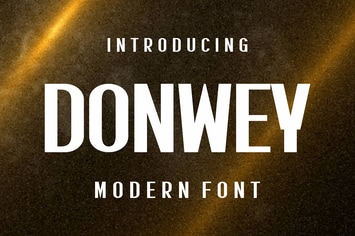 Donwey - Modern Font