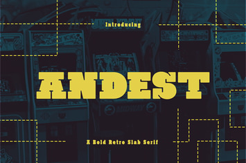 Andest - Retro Bold Slab Serif