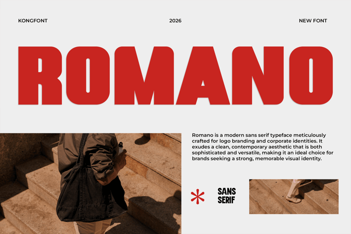 Romano – A Modern Sans Serif Typeface