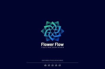 Flower Gradient Logo