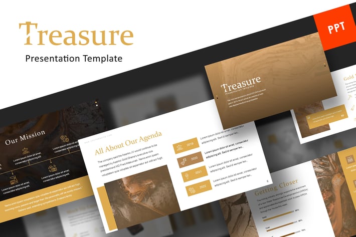 Treasure Powerpoint Template