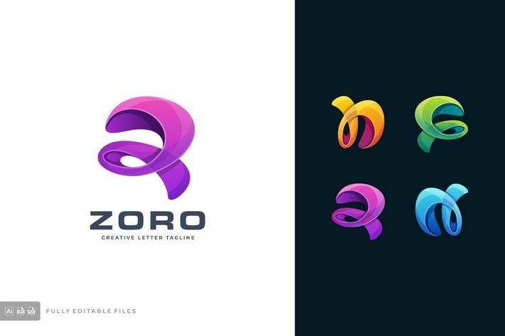 Abstract Colorful Logo Template