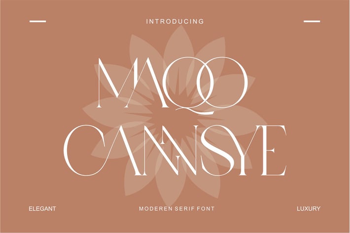 MAQOCANNSYE Serif Typeface
