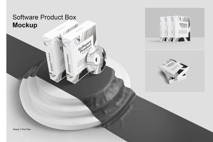 Software product Box - Mockup Vol. 2