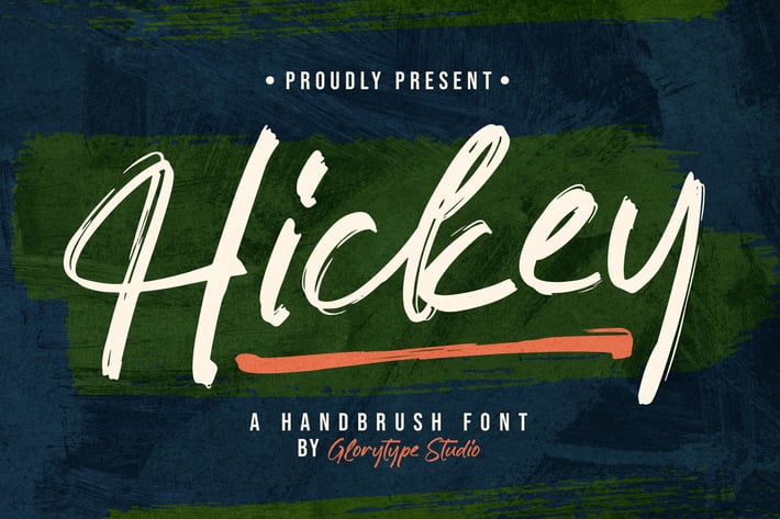 Hickey Handbrush Font