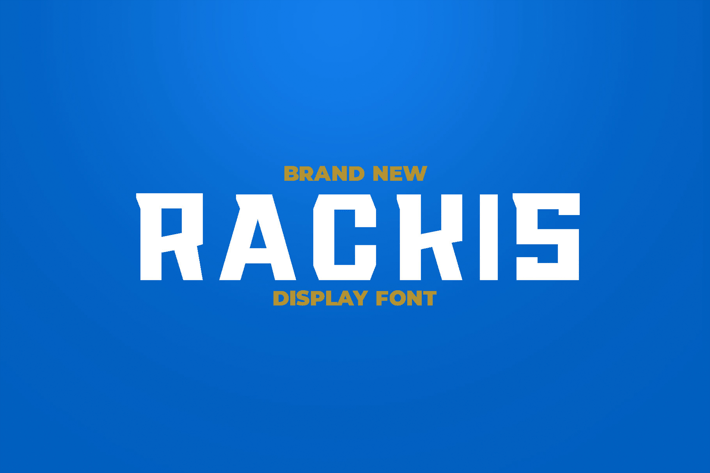 RACKIS DISPLAY FONT