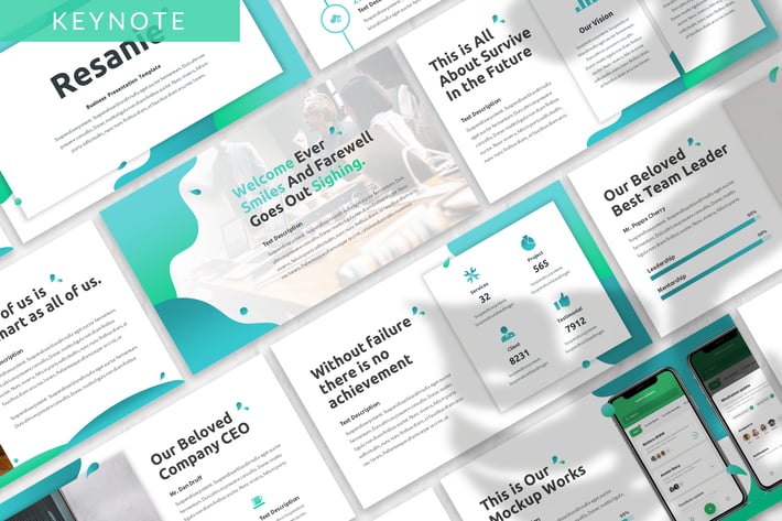 Resanie - Business Keynote Template
