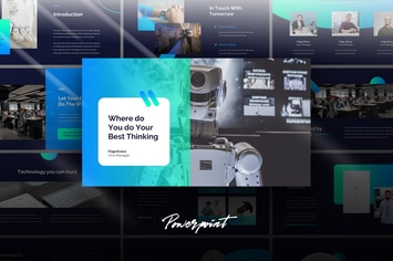 Robot - Tech Business Powerpoint Template