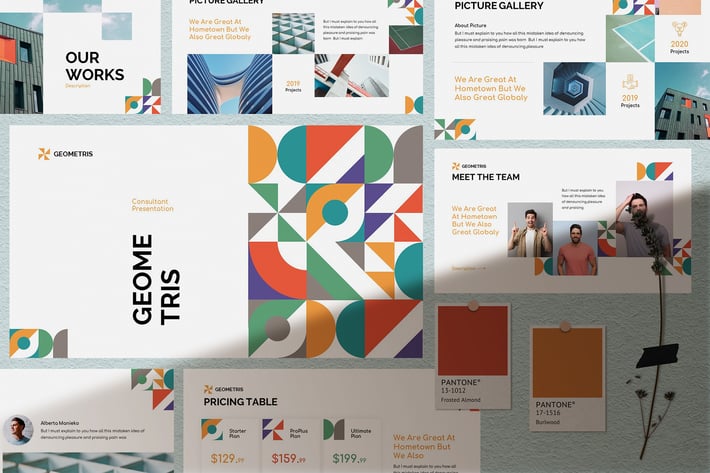 Geometris - Geometric Keynote Template