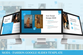 Moda - Fashion Google Slides Template
