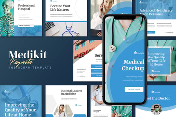 Medikit - Instagram Post Template Keynote