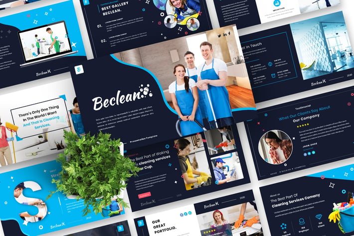 Beclean  Cleaning Services Keynote