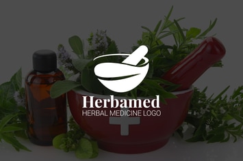 Herbamed : Herbal Medicine or Pharmacy Logo