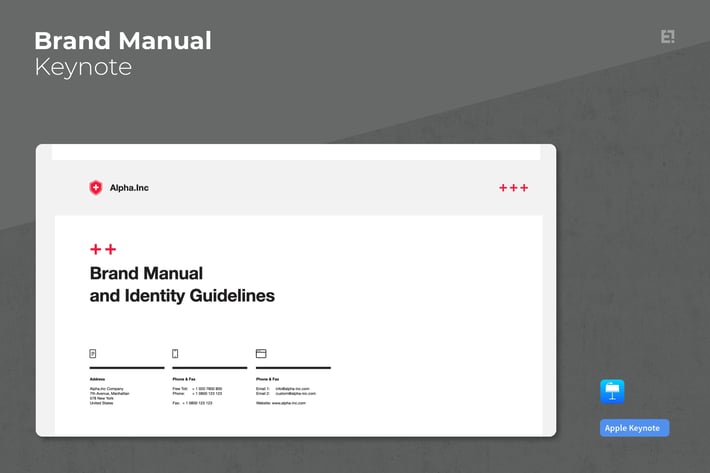 Brand Manual Keynote