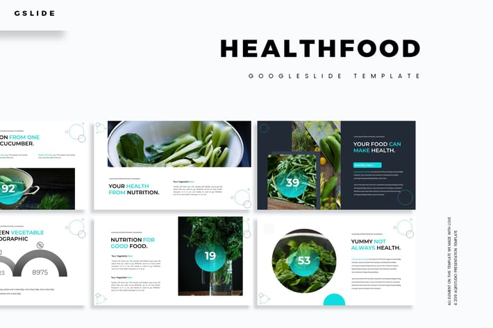 Healthfood - Google Slides Template